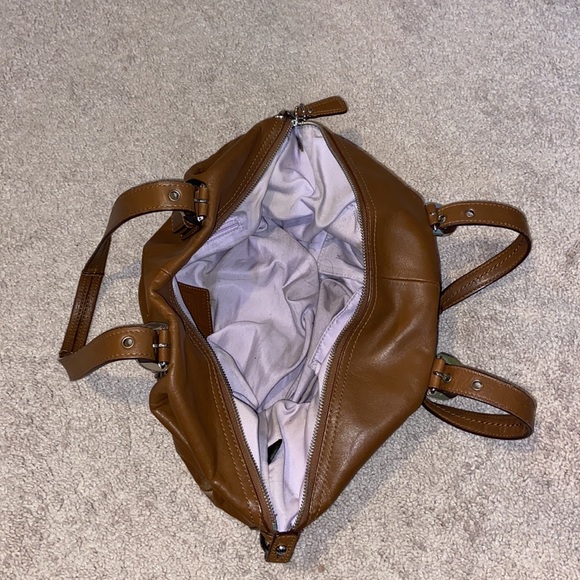 Brown Leather Coach Purse - Picture 7 of 8